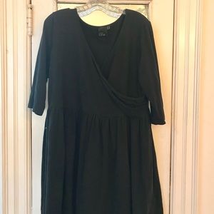 ASOS fit and flare wrap dress